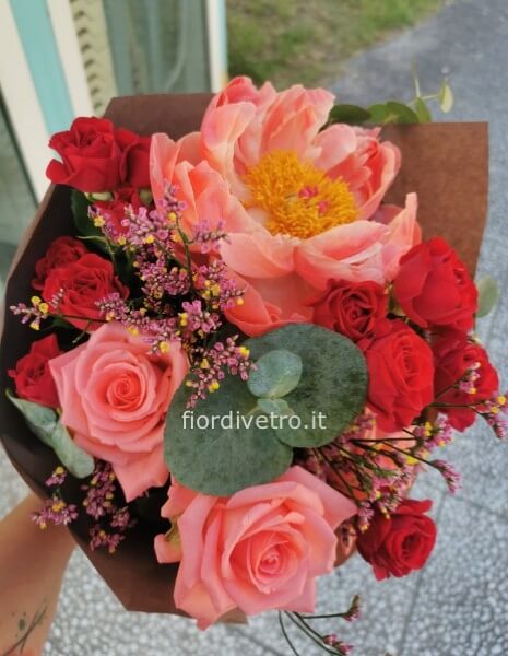 Bouquet colori caldi